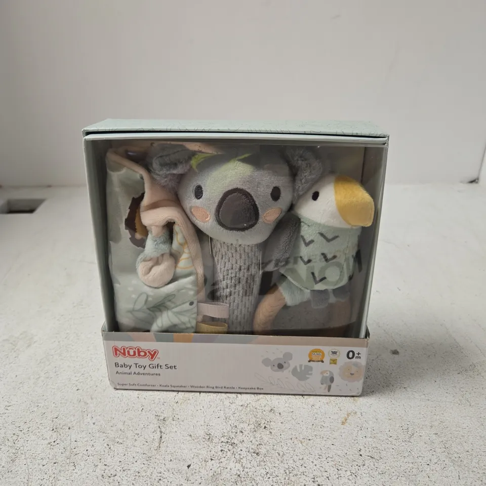 NUBY BABY TOY GIFT SET – ANIMAL ADVENTURES (0+ MONTHS)