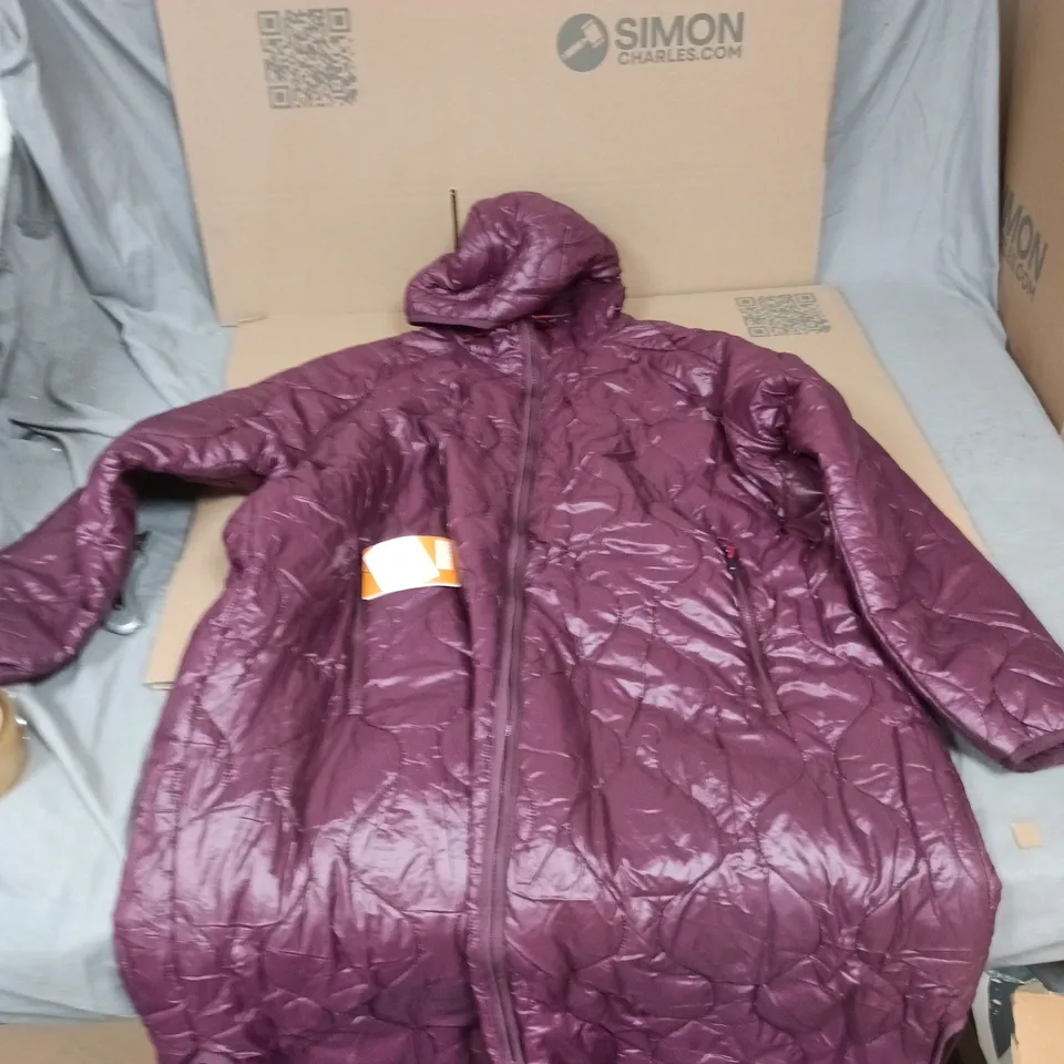 REGATTA GREAT OUTDOORS PURPLE WOMEN'S PUFFER JACKET, UK 20 (EU 46) SHOWERPROOF
