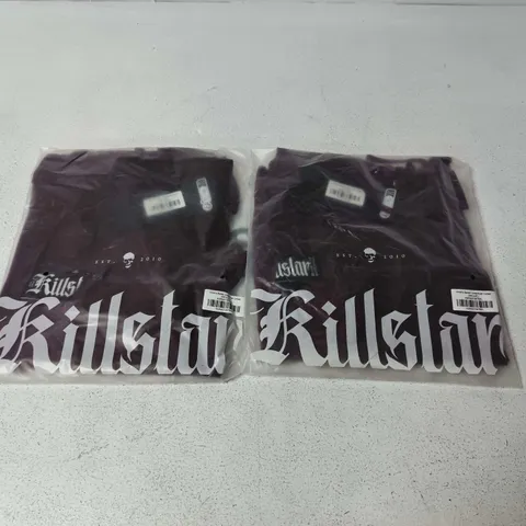 LOT OF APPROXIMATELY 36 BRAND NEW KILLSTAR VIOLET BALLAD UNDERBUST CORSETS IN MAUVE - VARIOUS SIZES