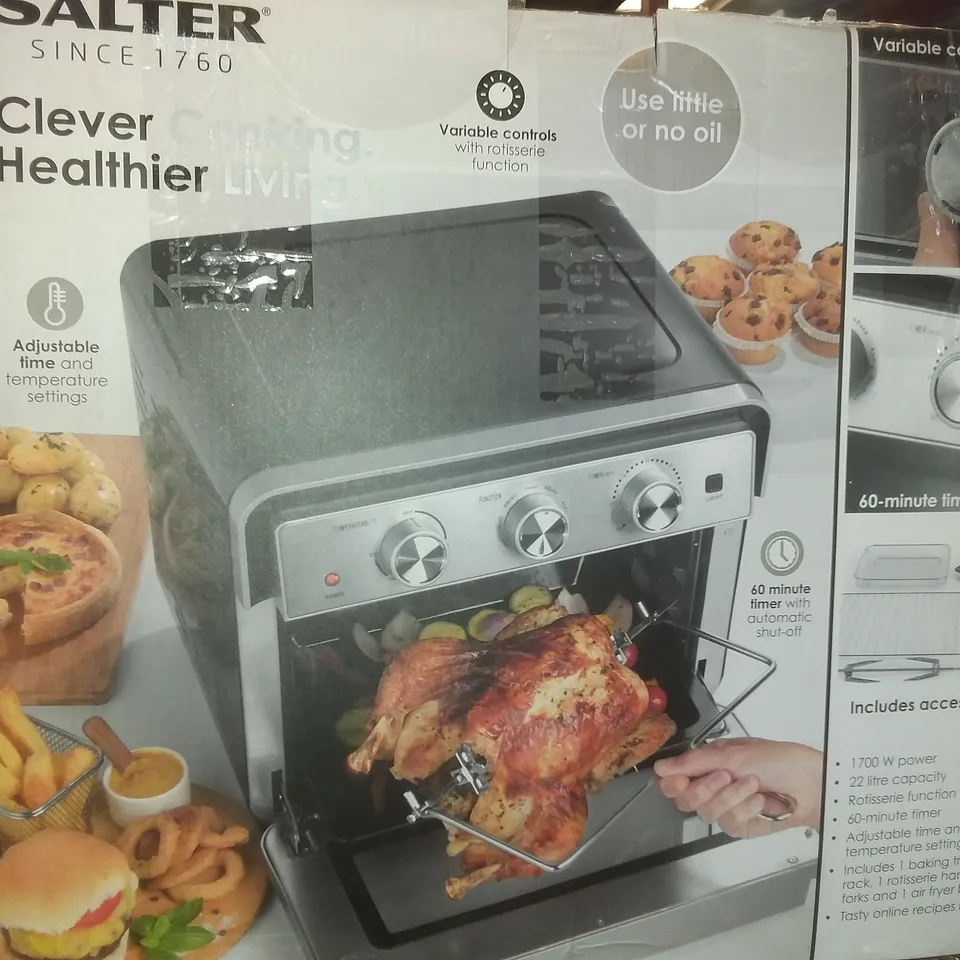 SALTER EK3999 22L AIR FRYER OVEN