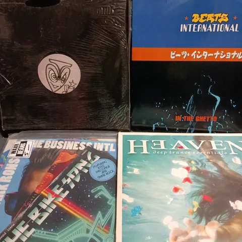 APPROXIMATELY 20 ASSORTED VINYLS TO INCLUDE BEATS INTERNATIONAL, HEAVEN, MARK RONSON ETC 