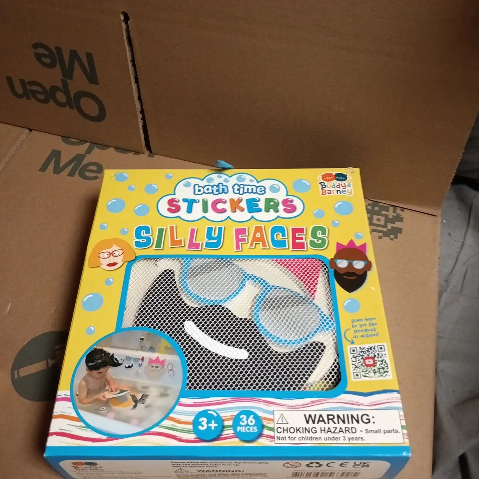 BOX OF APPROXIMATELY 15 ASSORETED TOYS INCLUDING CROOKES RADIOMETER , BATH TIME STICKERS AND GEM ART 