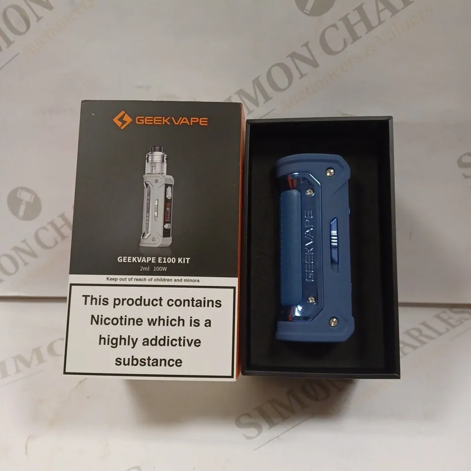 BOXED GEEKVAPE E100 KIT 100W IN BLUE