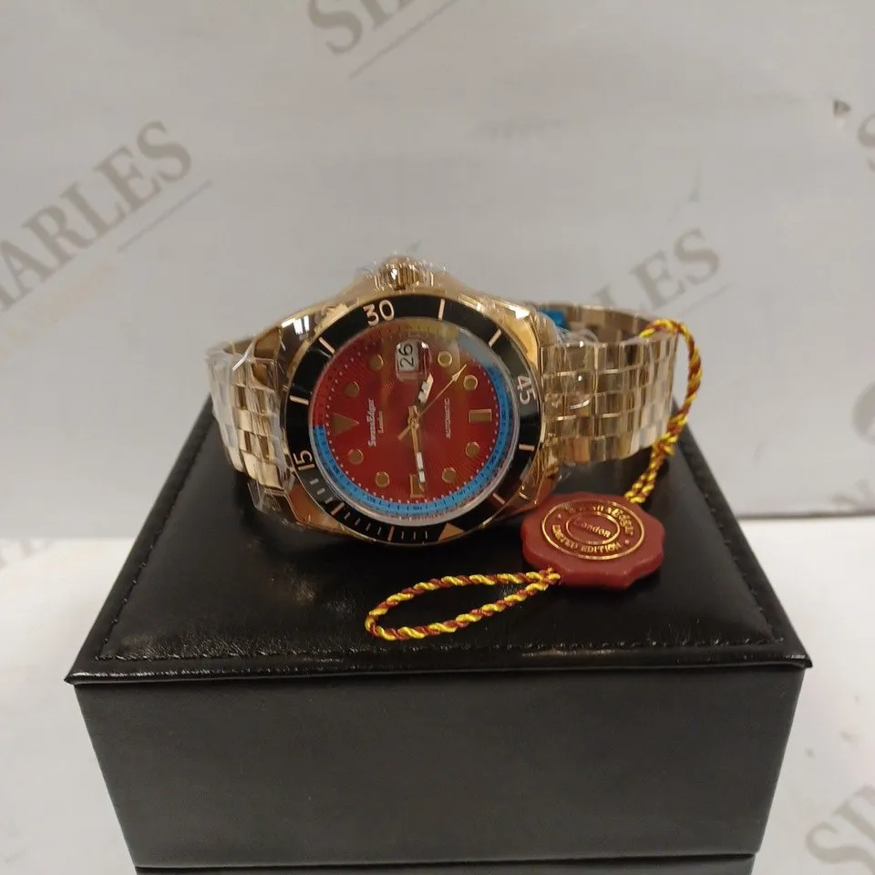LIMITED EDITION SWAN & EDGAR HAND ASSEMBLED ESSENTIAL AUTOMATIC ROSE WATCH RRP £210