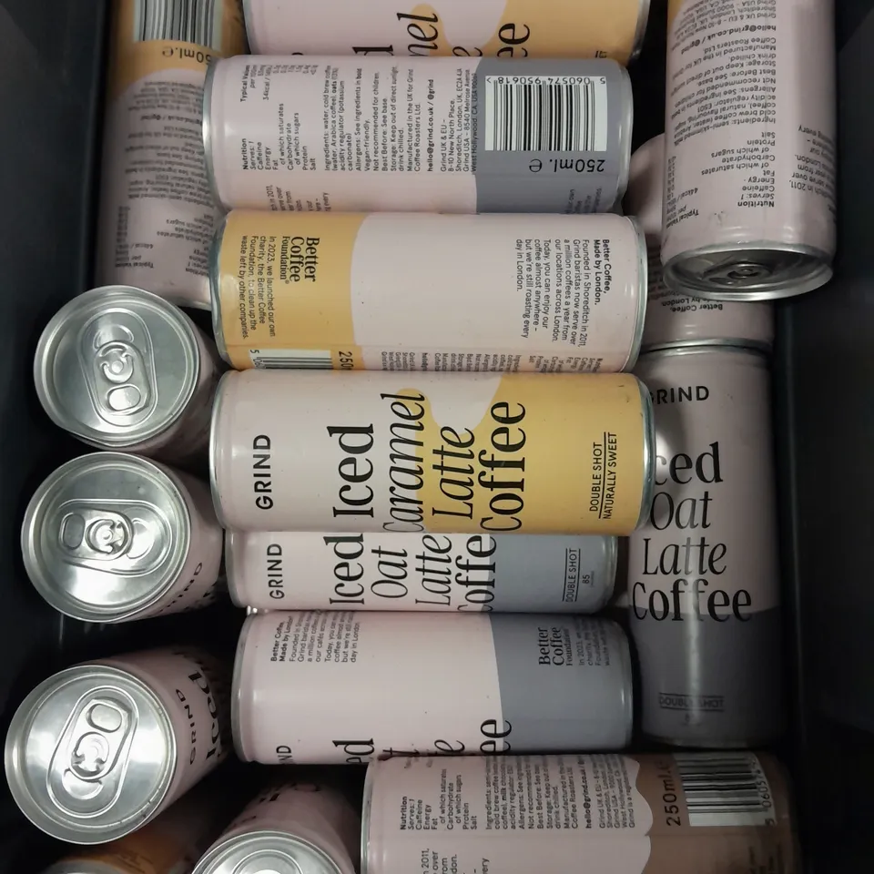 APPROXIMATELY 30 GRIND COFFEE DRINKS IN VARIOUS FLAVOURS 