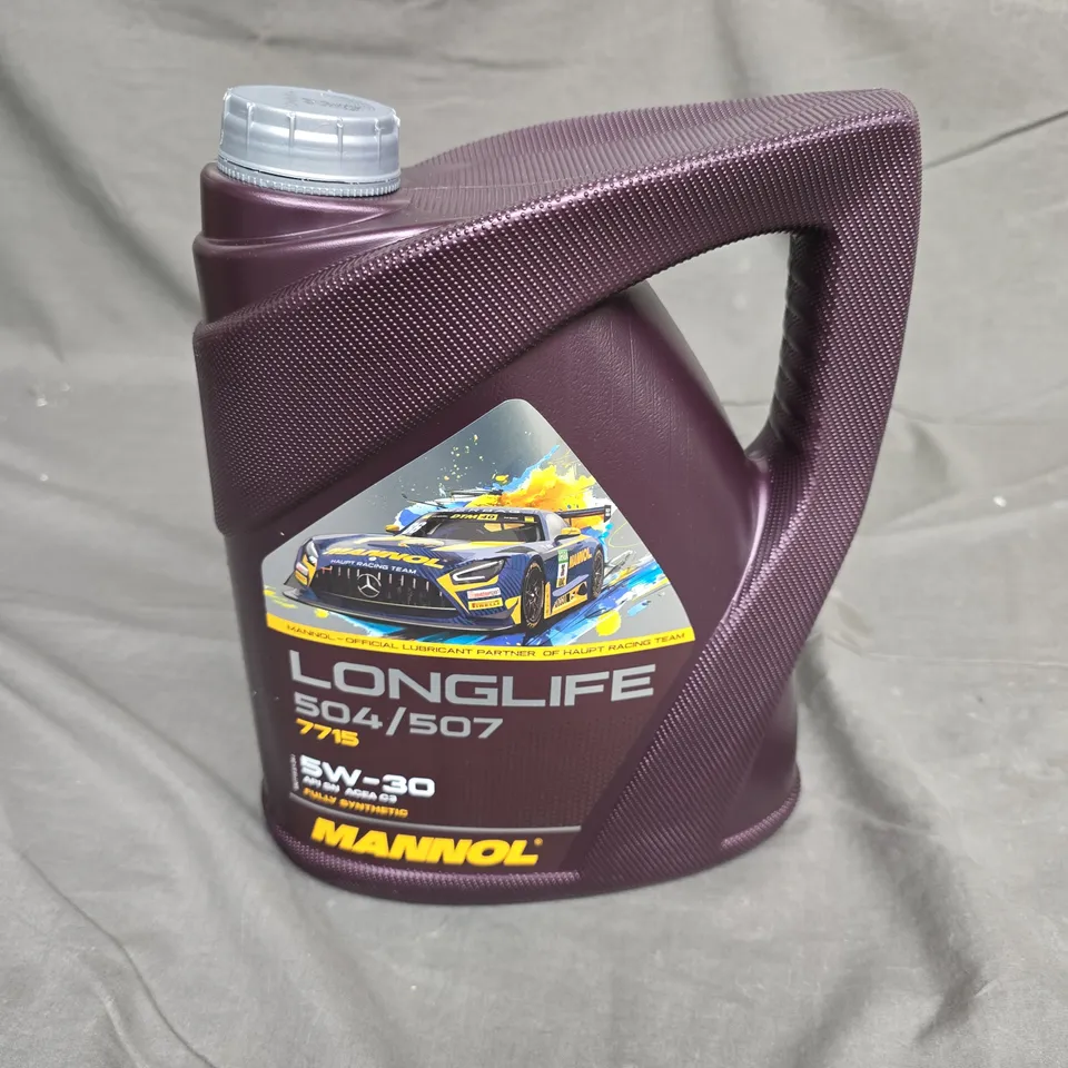 MANNOL LONGLIFE 504/507 FULLY SYNTHETIC ENGINE OIL – 5L