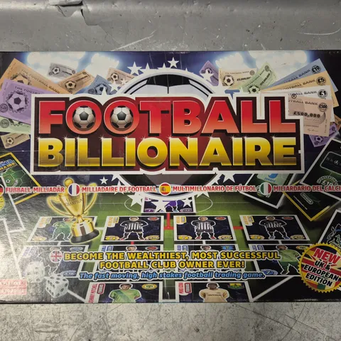 FOOTBALL BILLIONAIRE BOARD GAME