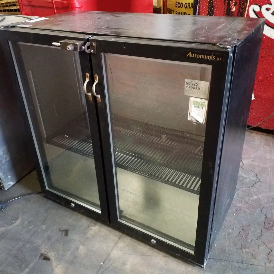 AUTONUMIS DOUBLE DOOR UNDERCOUNTER FRIDGE WITH LOCK