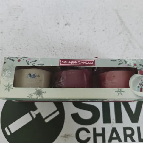 YANKEE CANDLE GIFT SET β 3 X 37 G CANDLES (BOXED)
