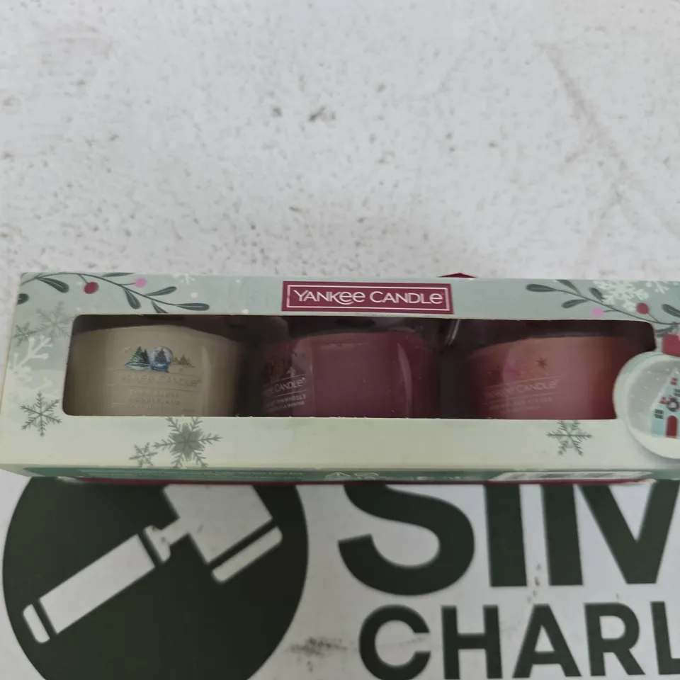 YANKEE CANDLE GIFT SET – 3 X 37 G CANDLES (BOXED)
