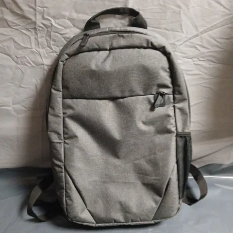HP GREY BACKPACK WITH TOP HANDLE AND PADDED STRAPS 