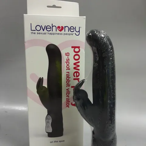 BOXED LOVEHONEY POWER PLAY G-SPOT RABBIT VIBRATOR