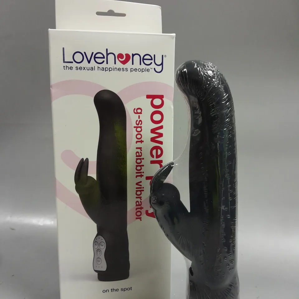 BOXED LOVEHONEY POWER PLAY G-SPOT RABBIT VIBRATOR 