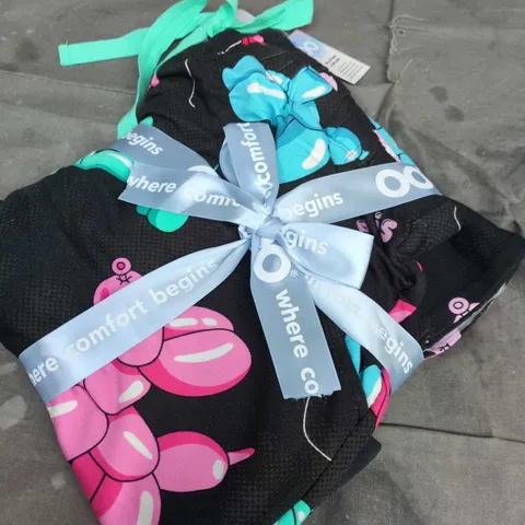 OODIE BALLOON DOG PRINT WIDE PAJAMA PANTS – WOMEN'S, 3XL