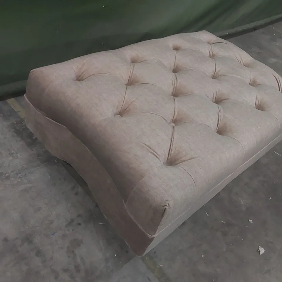 DESIGNER FABRIC FOOTSTOOL