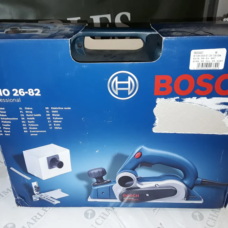 BOSCH GHO 26-82 PLANNER IN CASE