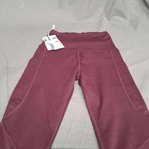 SN WOMENS FAVOURITE TIGHTS IN MAROON - SIZE 6