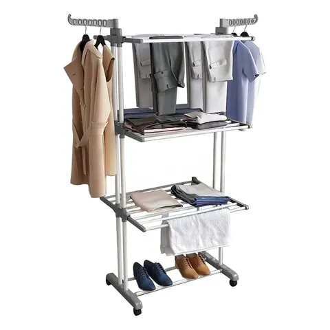 BOXED NEO WHITE CLOTHES AIRER SHELF (1 BOX)