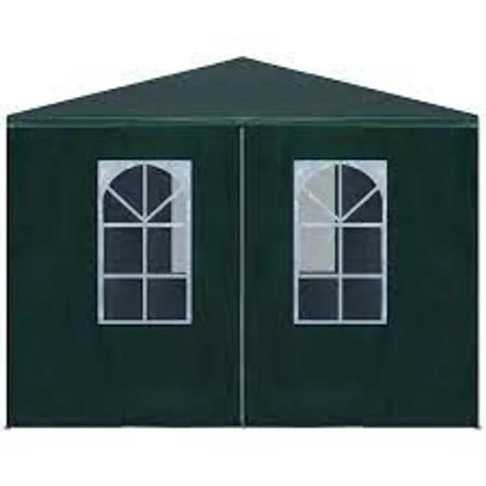 BOXED 3X3M GREEN STEEL PARTY TENT (1 BOX)