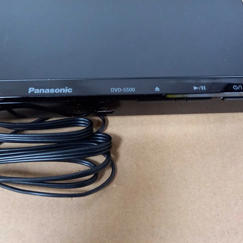 PANASONIC DVD-S500EB-K DVD/CD PLAYER - BLACK