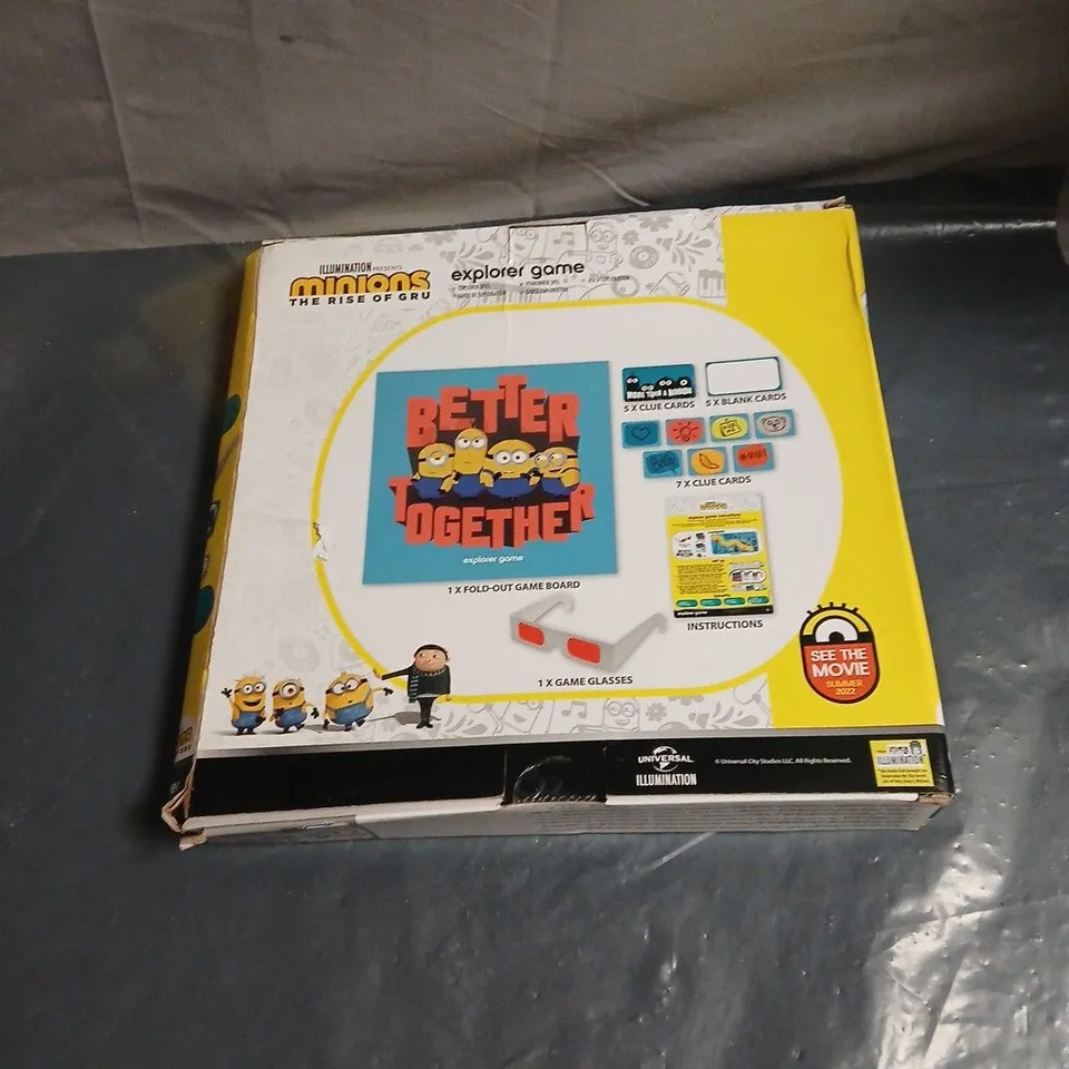 MINIONS THE RISE OF GRU EXPLORER GAME. SEALED