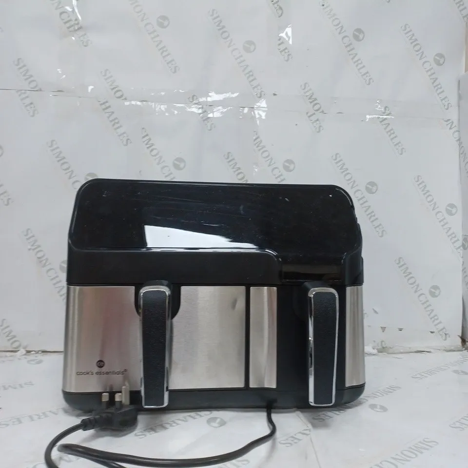 BOXED OUTLET COOK'S ESSENTIALS DUAL AIR FRYER