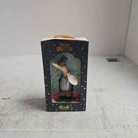 DCUK DINKY DUCKS WOODEN DUCK FIGURINE – BOXED