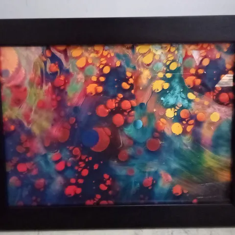 PAINT BLOBS IN OIL - PICTURE FRAME