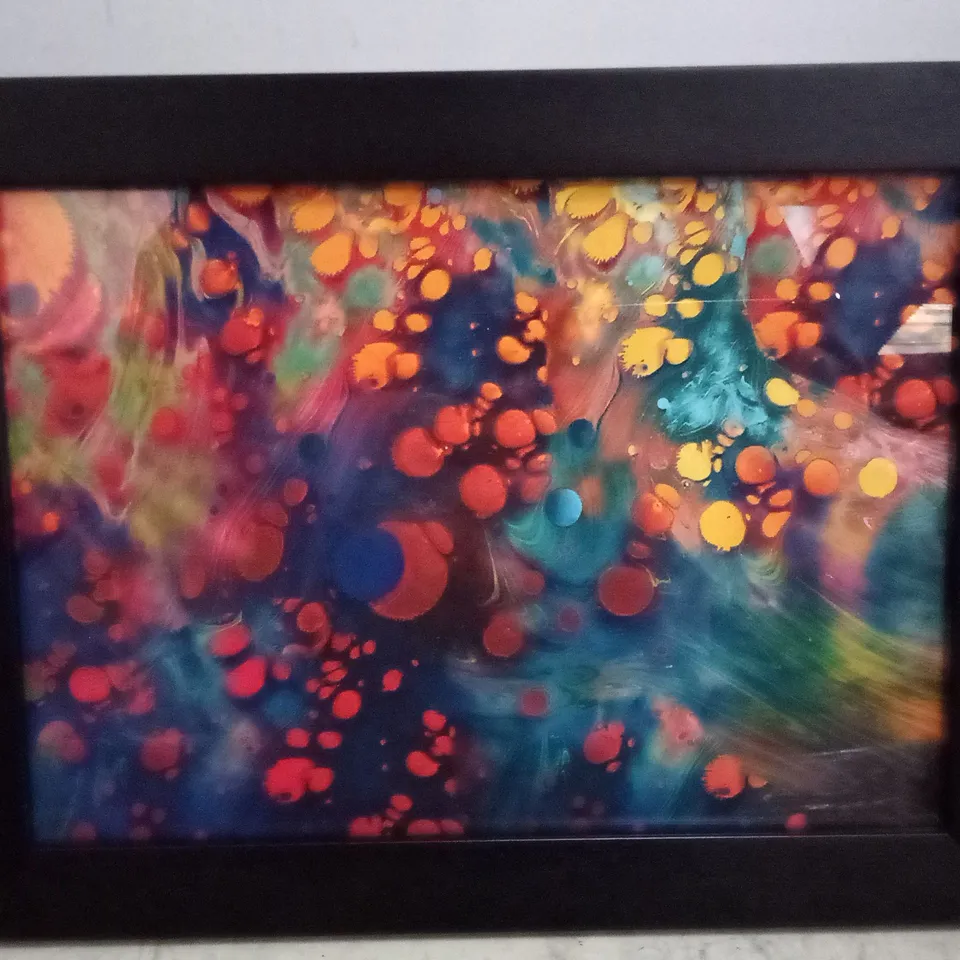 PAINT BLOBS IN OIL - PICTURE FRAME