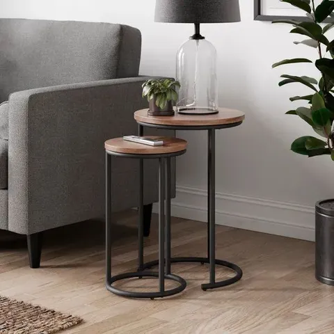 BOXED FULTON NEST OF TABLES - PINE (1 BOX)
