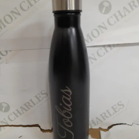 INSULATED METAL DRINKS BOTTLE BLACK