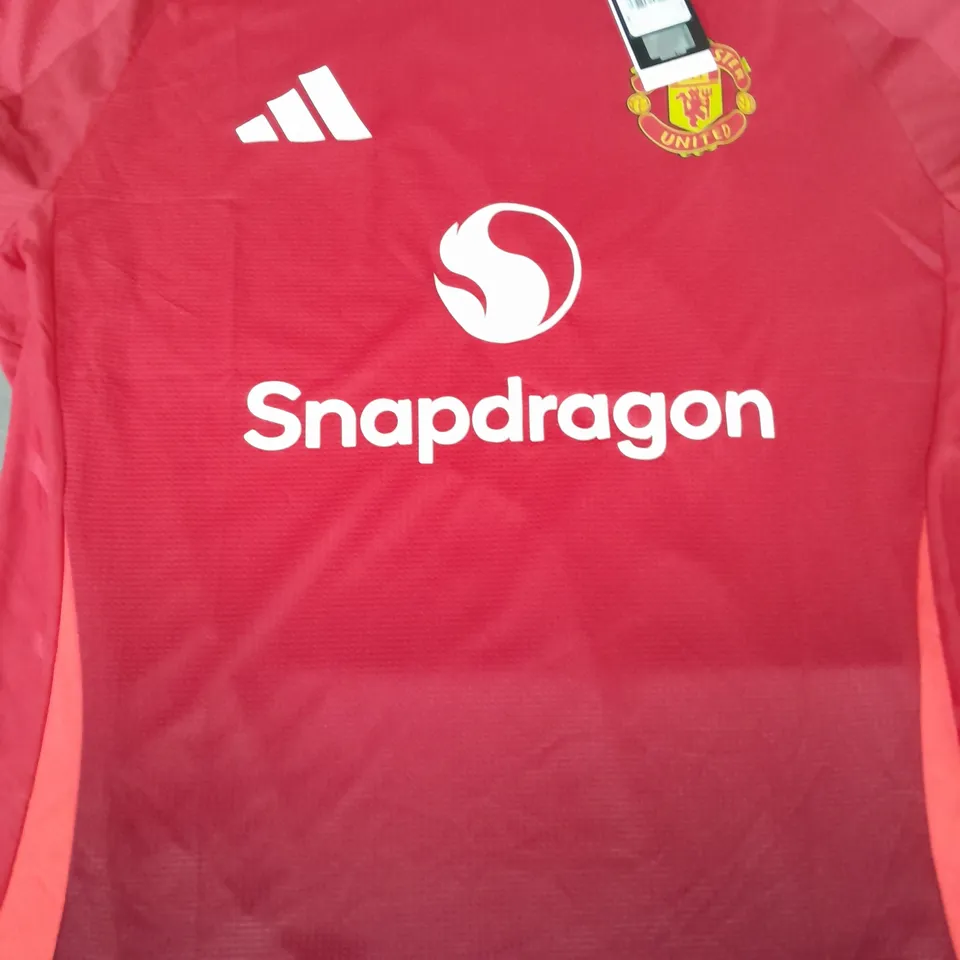 ADIDAS MANCHESTER UNITED JERSEY SIZE XL