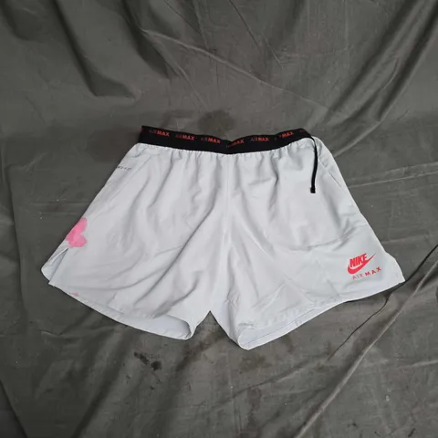 NIKE AIR MAX DRIFIT SHORTS IN WHITE MULTI SIZE M