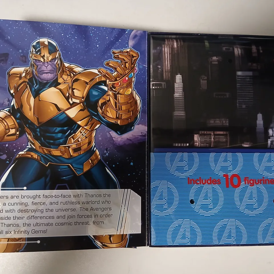 TWELVE BRAND NEW MY BUSY BOOKS AVENGERS – BOXED PLAYSET WITH 10 FIGURINES AND PLAYMAT