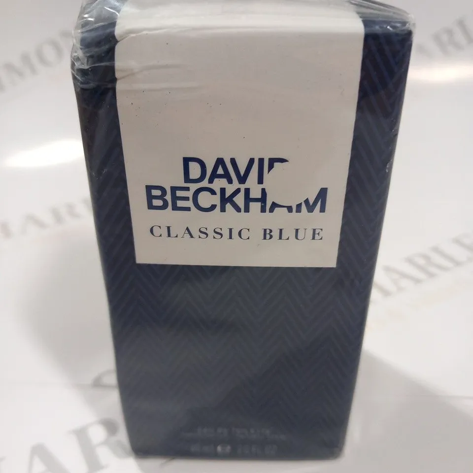 BOXED AND SEALED DAVID BECKHAM CLASSIC BLUE EAU DE TOILETTE 60ML