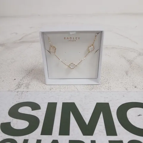 RADLEY LONDON GOLD FLOWER BRACELET IN BOX