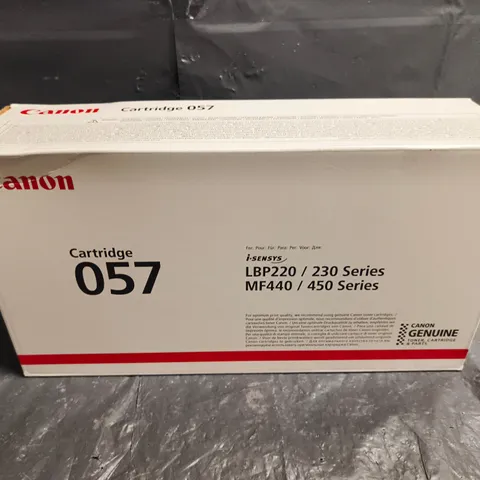 CANON 057 TONER CARTRIDGE FOR LBP220/230 & MF440/450 SERIES – BOXED