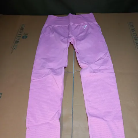WOMENS GYMSHARK LEGGINGS IN PINK SIZE UNSPECIFIED