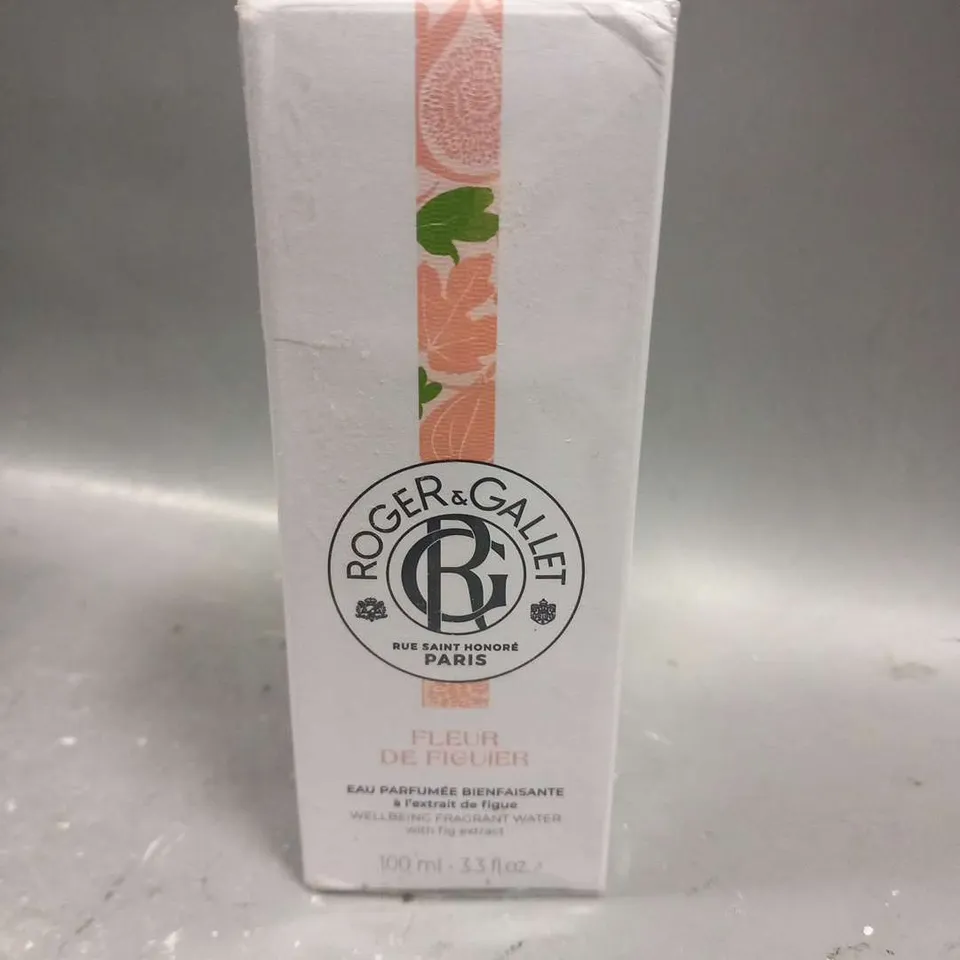 BOXED AND SEALED ROGER AND GALLET FLEUR DE FIGUIER 100ML