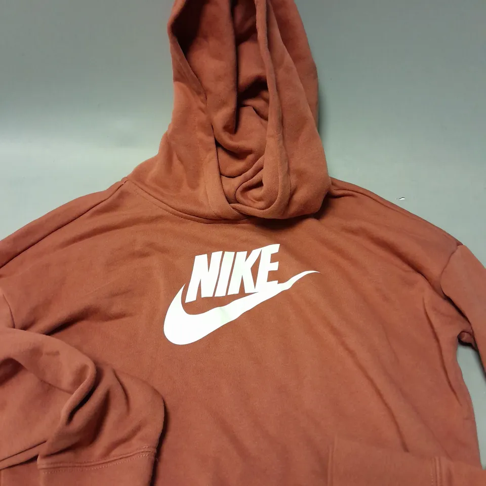 NIKE BEIGE HOODIE - KIDS LARGE