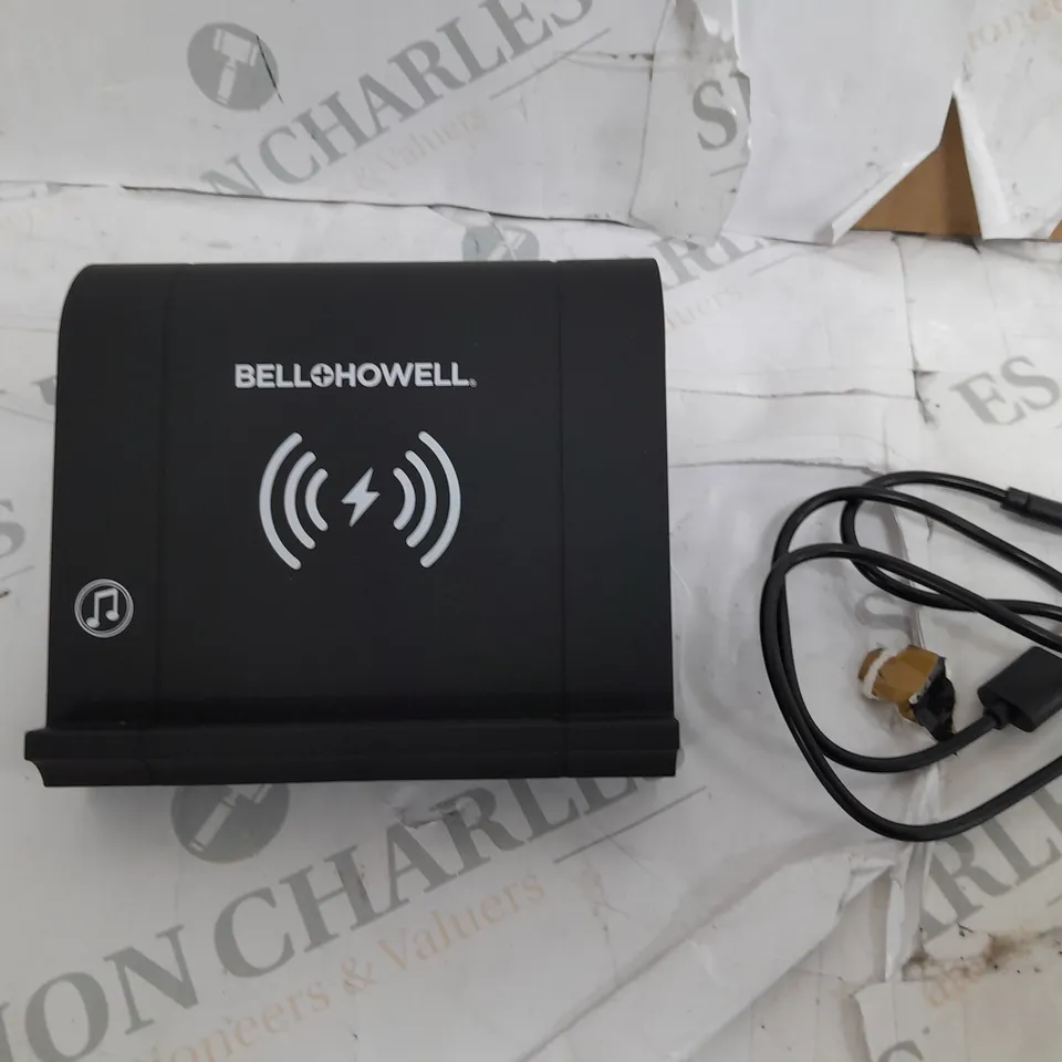 BOXED BELL & HOWELL 2IN1 WIRELESS CHARGING TOUCH SPEAKER