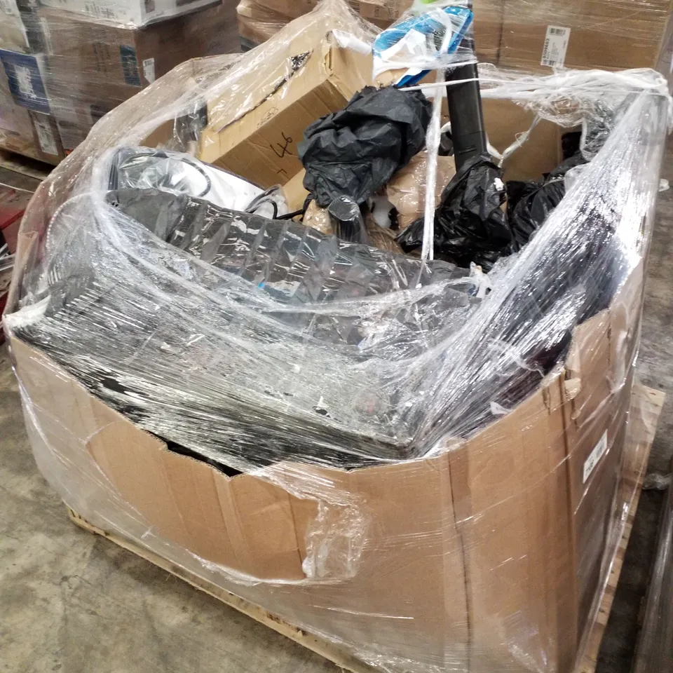 PALLET OF APPROXIMATELY 22 UNPROCESSED RAW RETURN HOUSEHOLD AND ELECTRICAL GOODS TO INCLUDE;