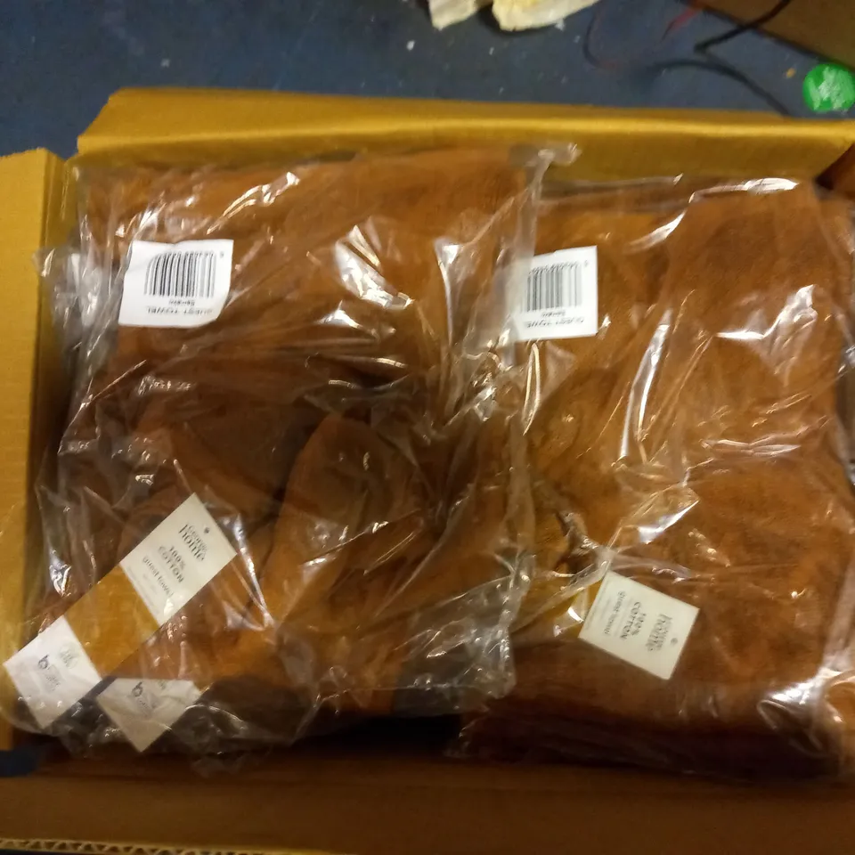 BOX OF 48 BRAND NEW COTTON GUEST TOWELS - BAMAKO