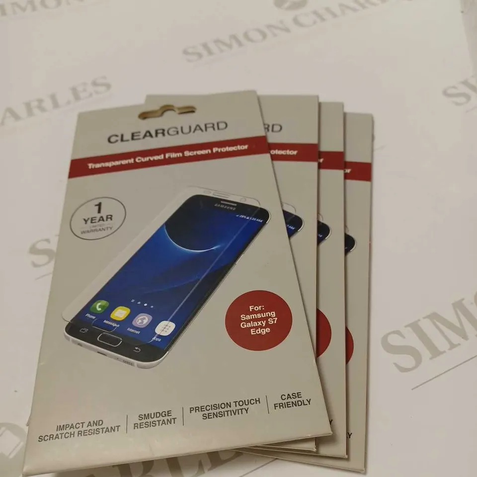 LOT OF FOUR SCREEN PROTECTORS FOR SAMSUNG GALAXY S7 EDGE