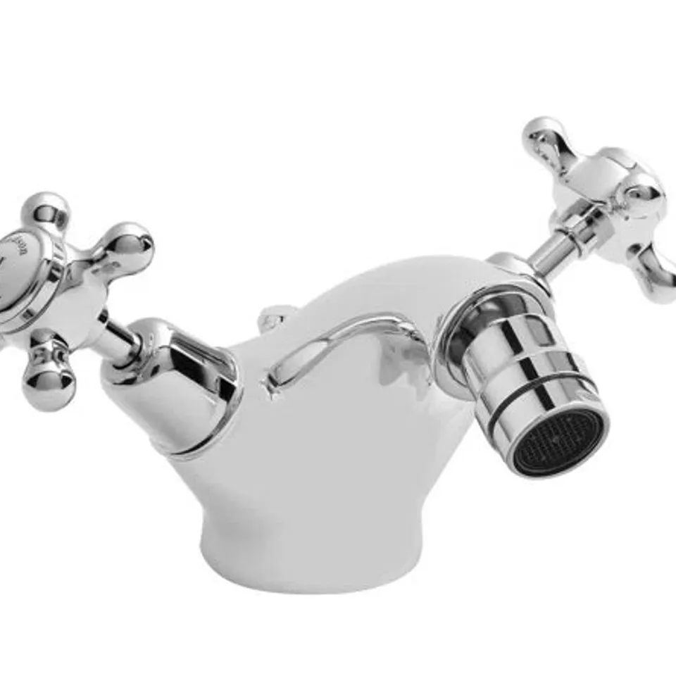 BOXED TOPAZ DOUBLE HANDLE HORIZONTAL BIDET TAP (1 ITEM)