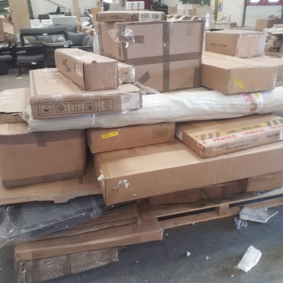 PALLET CONTAINING ASSORTED INCLUDING FLATPACK FURNITURE PARTS
