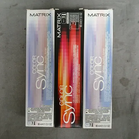 BOX OF APPROXIMATELY 20 ASSORTED MATRIX SO COLOUR SYNC PRODUCTS