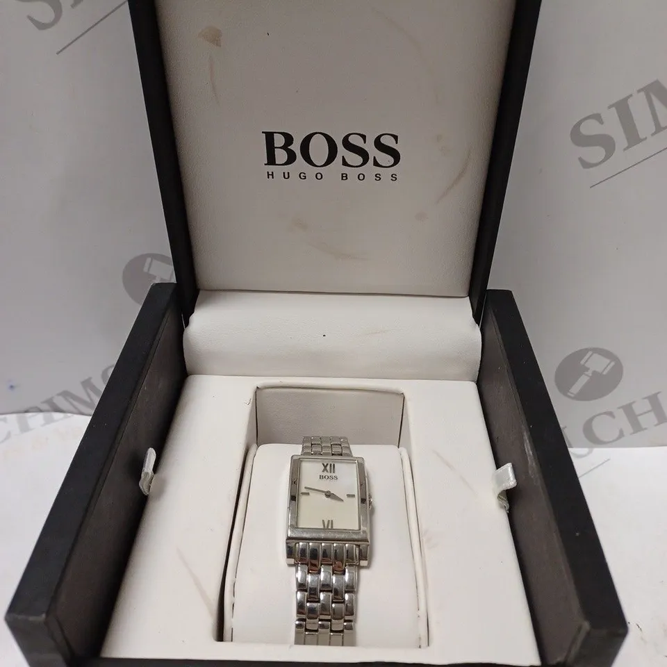 BOXED HUGO BOSS HB733142155 SILVER WOMANS WATCH