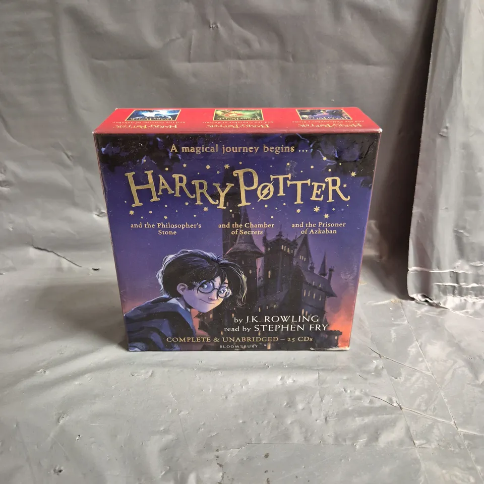 BOXED HARRY POTTER BOOKS 1-3 BY J.K. ROWLING (AUDIO CD)