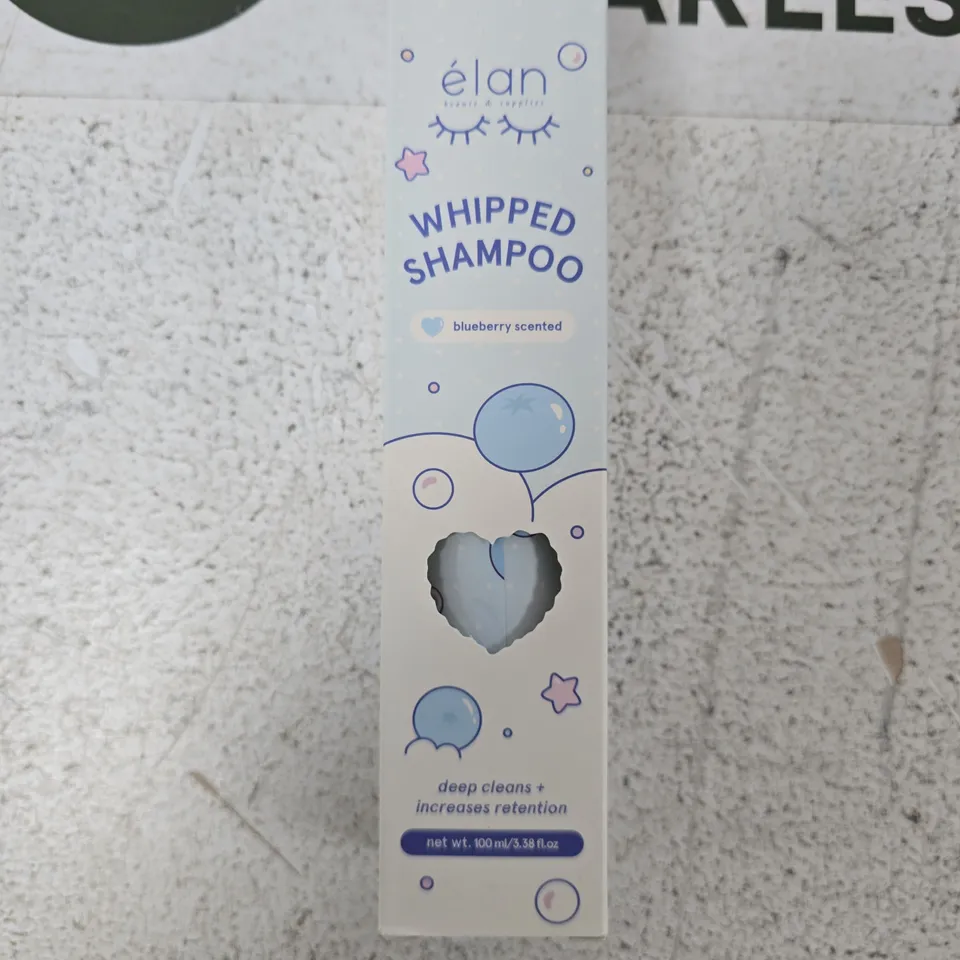 Élan Whipped Shampoo – Blueberry Scented, 100 ml